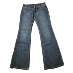 WOMENS Missi flared jeans with flap pockets Size 11, but fit like a small 9